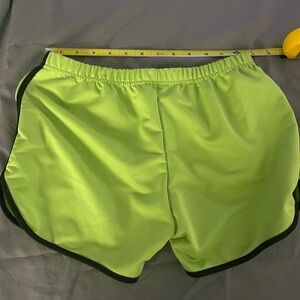 Neon Green Athletic Shorts
